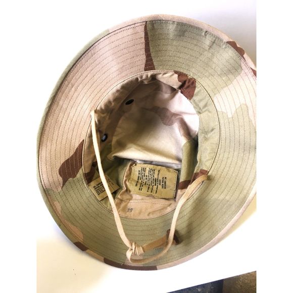 M&R Headwear Inc. Camouflage Bucket Hat With Chin Tie Desert Pattern - Picture 7 of 10